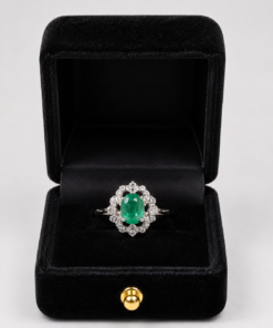 Emerald Crown Aura Ring