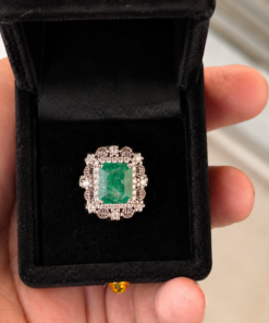 Imperial Emerald Bloom Ring